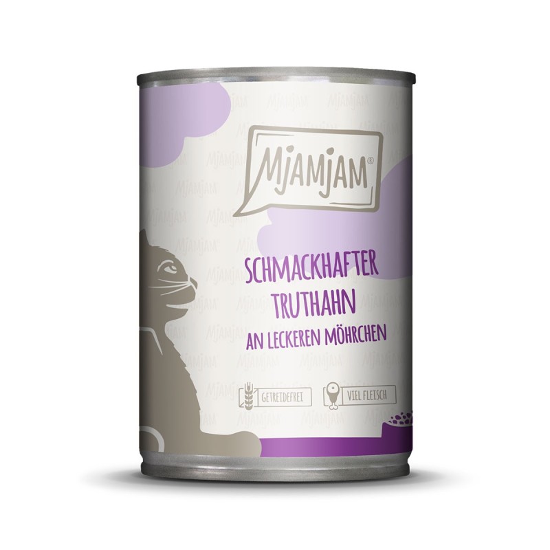 MjAMjAM - schmackhafter Truthahn an leckeren Möhrchen 6x400g