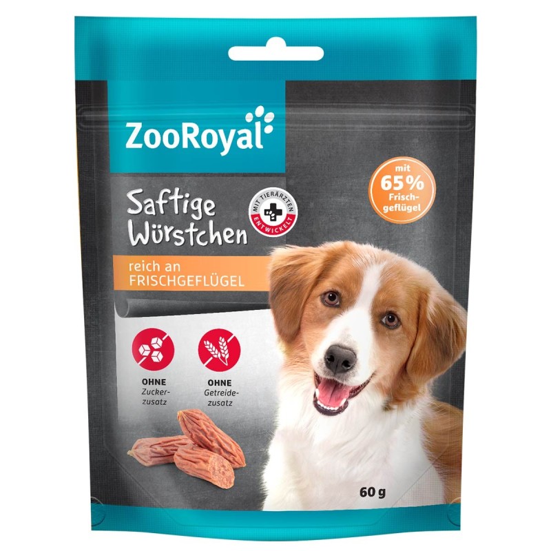 ZooRoyal Saftige Würstchen 60g