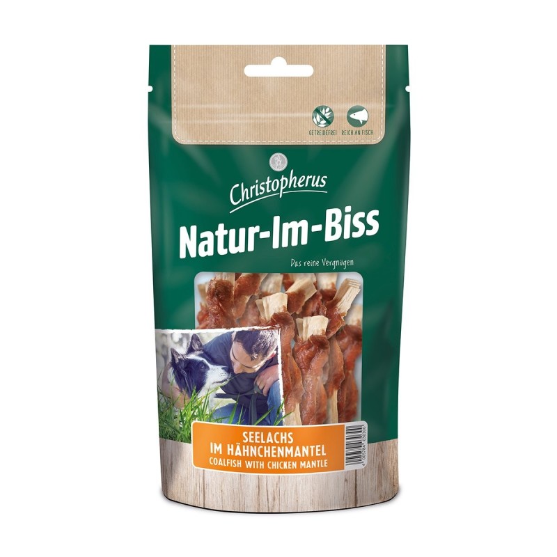 Christopherus Natur-Im-Biss Seelachs im Hähnchenmantel 70g