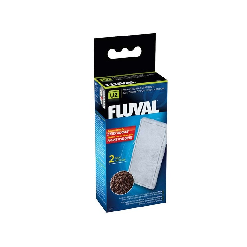 Fluval Clearmax Filtereinsatz 2er Pack U-Serie U2